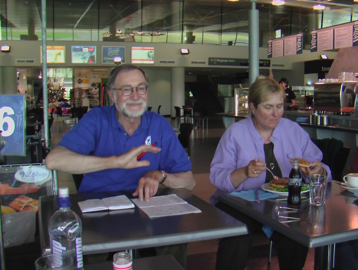 Waiting in Dunedin airport